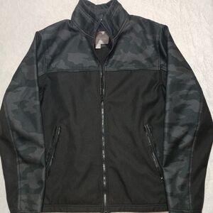 Men's Black Camouflage Jacket